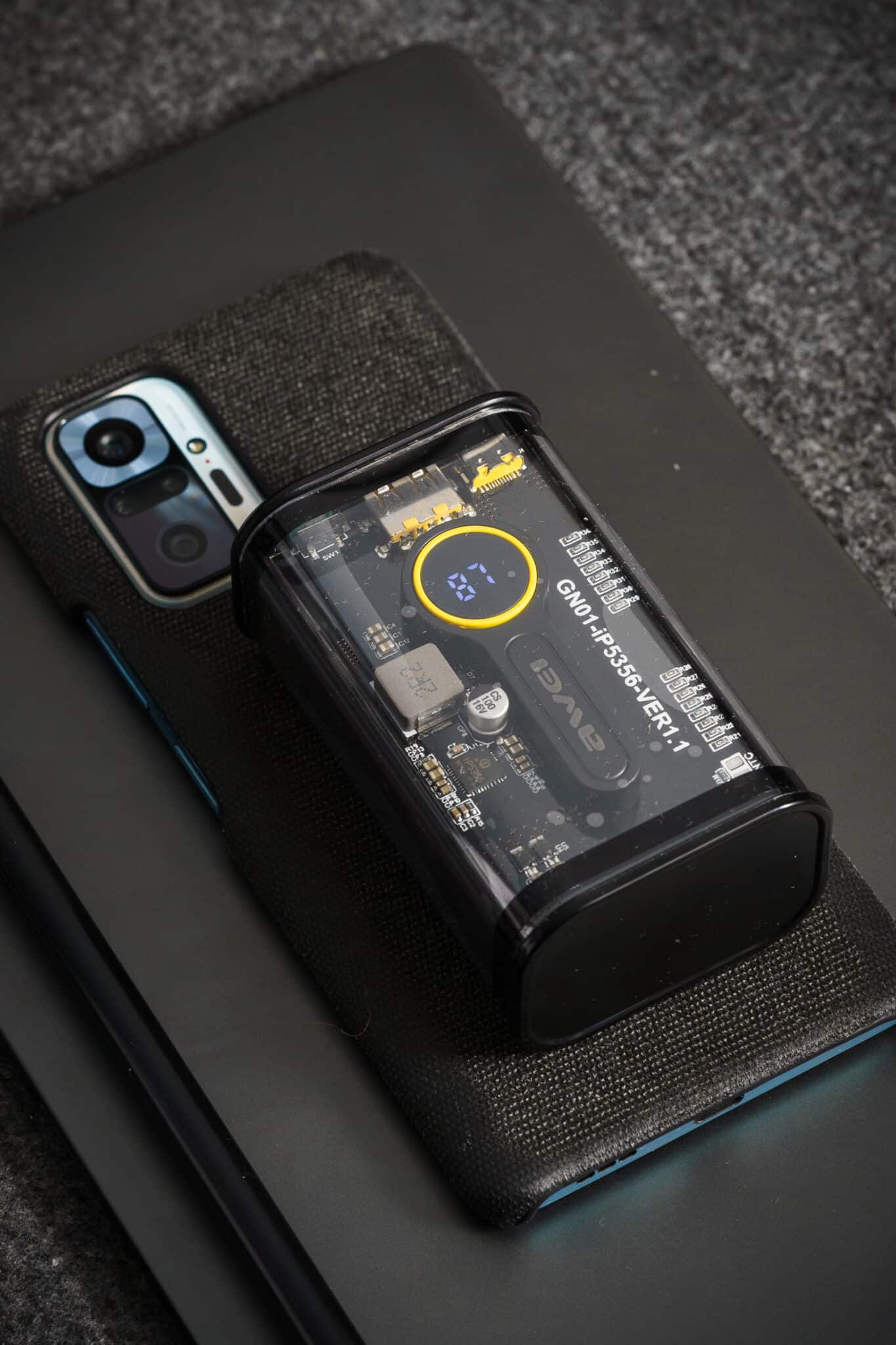 awei mini transparent powerbank