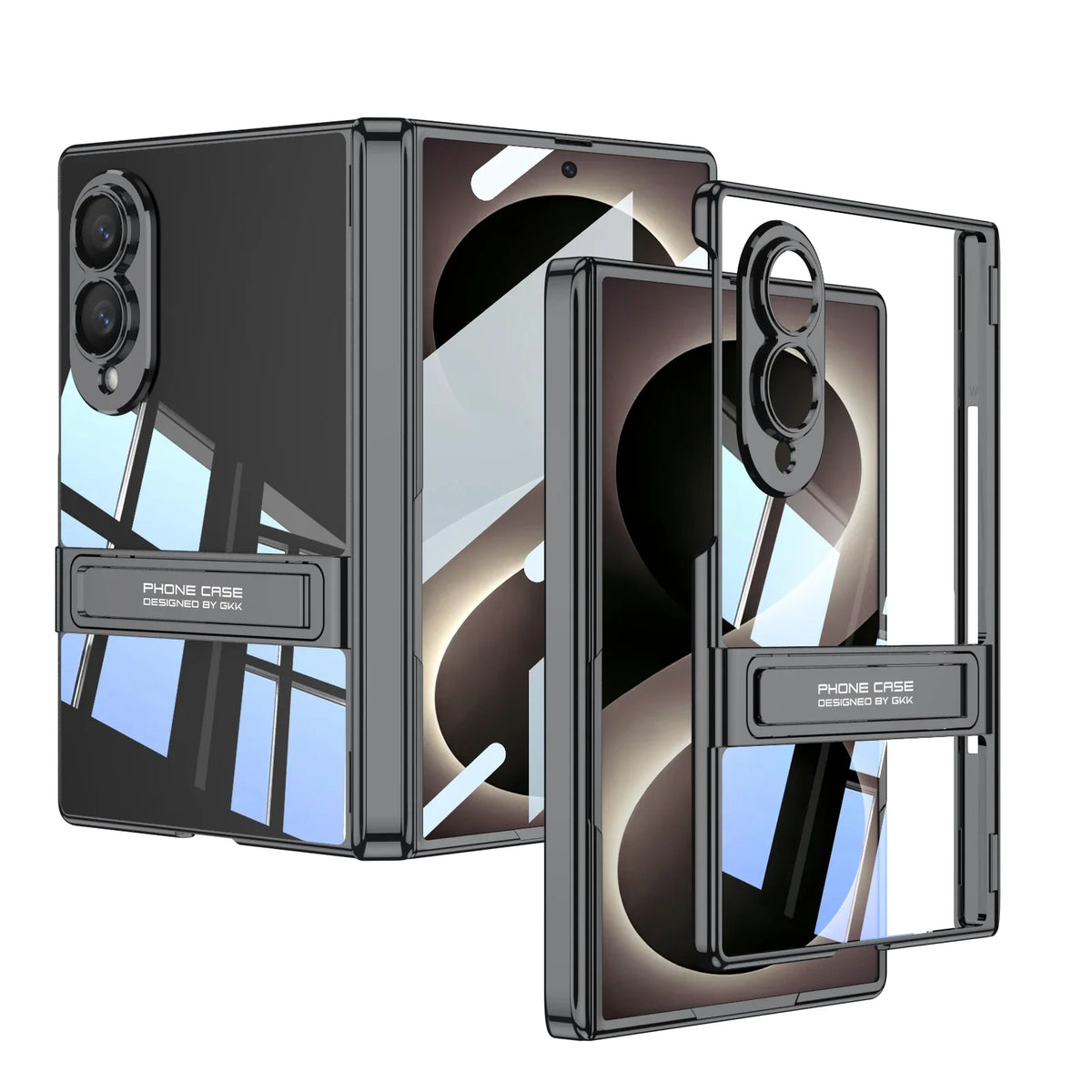 Crystal Clear Kickstand Case for Galaxy Z Fold 8