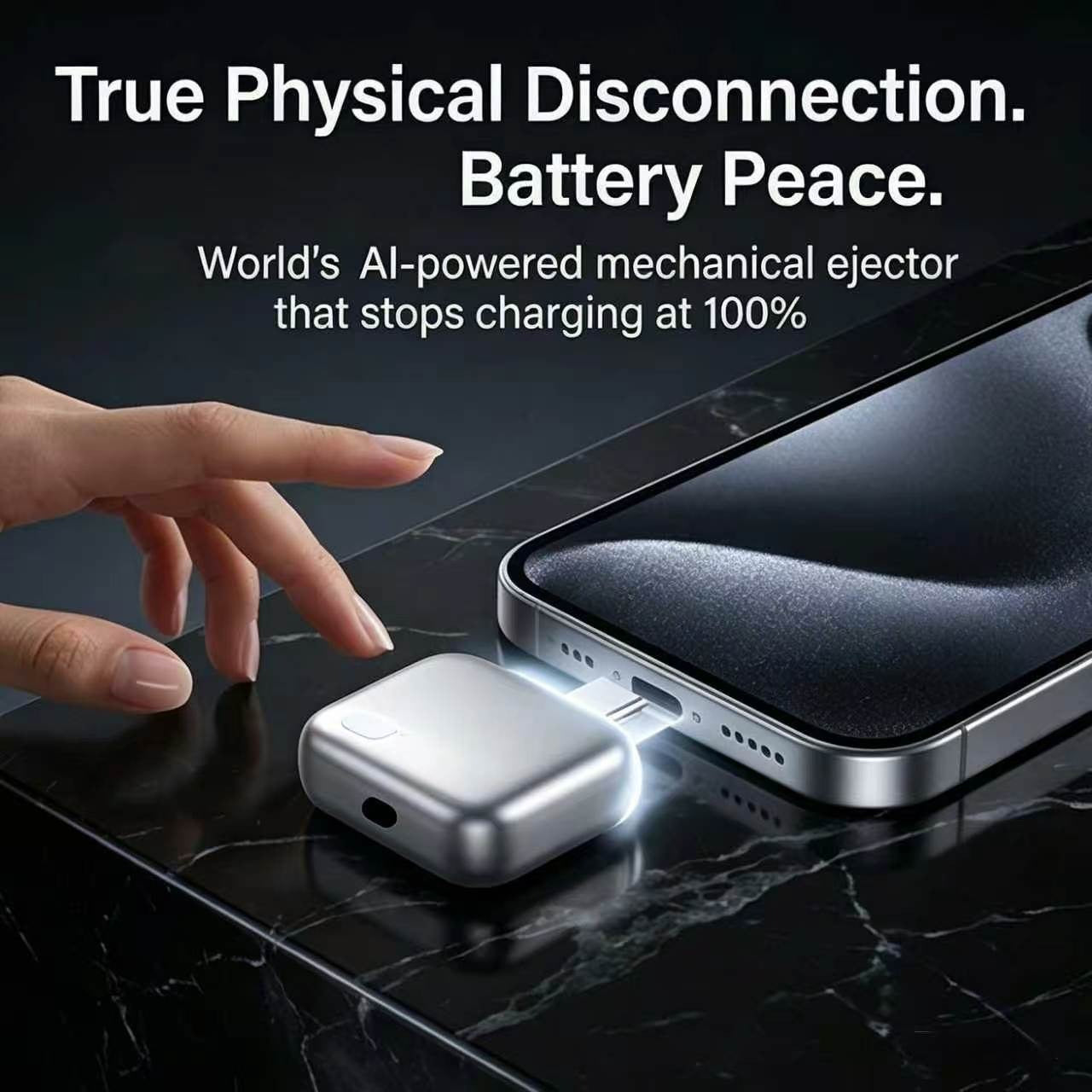 Smart Auto Stop Charging Protector - AI Auto Disconnect 140W Fast Charger