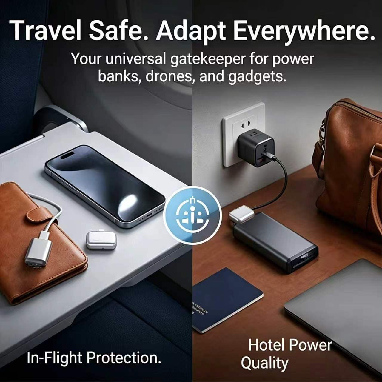 Smart Auto Stop Charging Protector - AI Auto Disconnect 140W Fast Charger