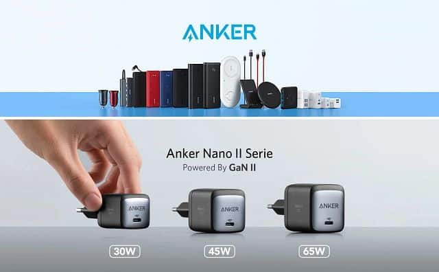 Anker 715 Wall Charger Nano II 65W, Black
