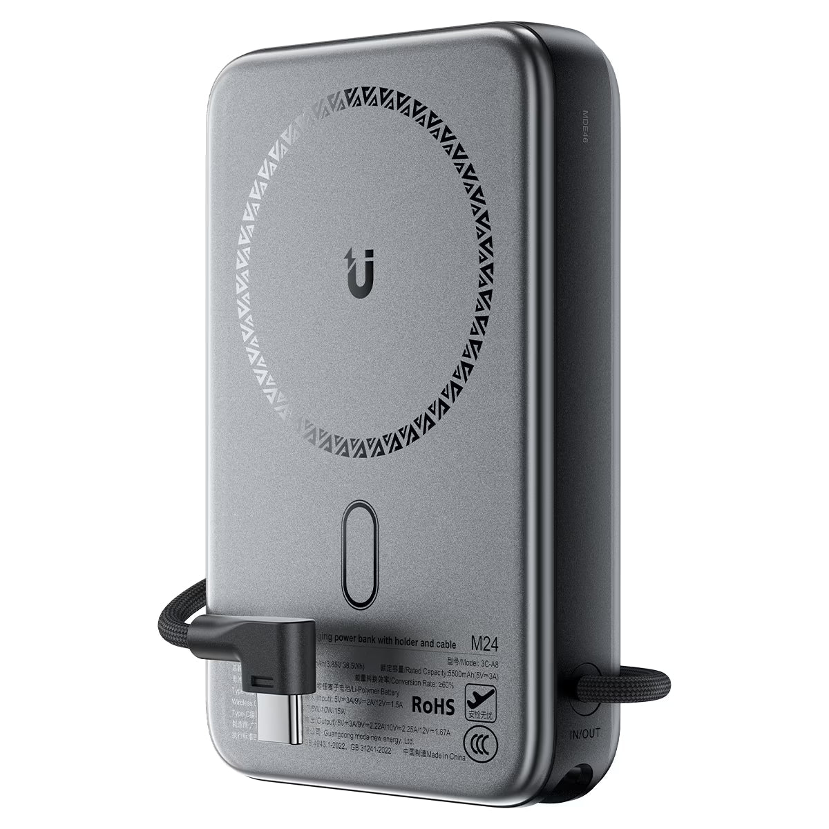 ACEFAST M24 10000mAh 22.5W Magnetic Wireless Power Bank with Stand