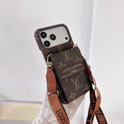 The Bag Life — Brown Monogram iPhone Crossbody Case