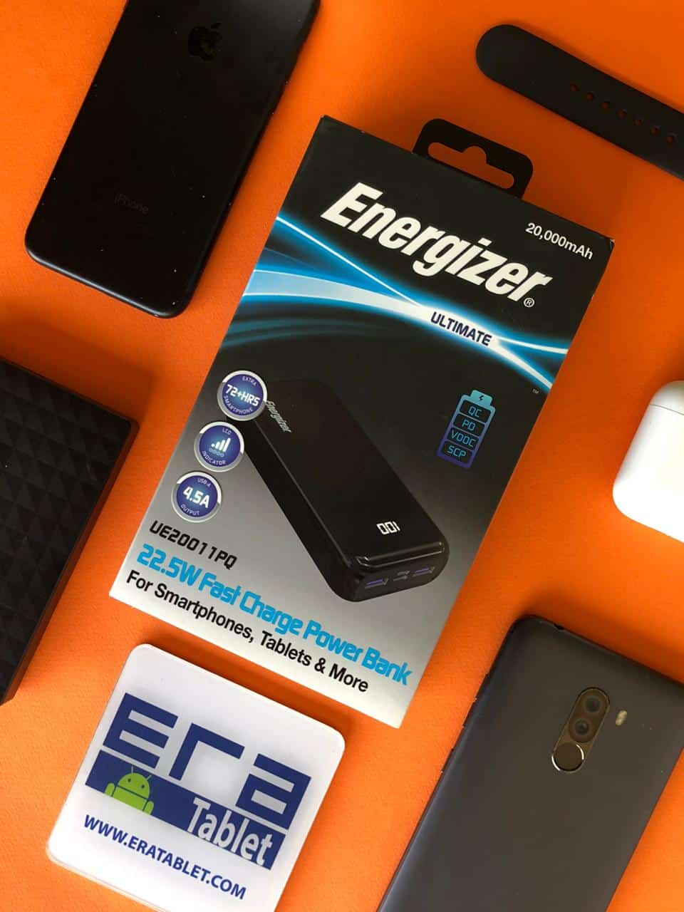 Energizer Vooc 20,000mamp ,22.5w