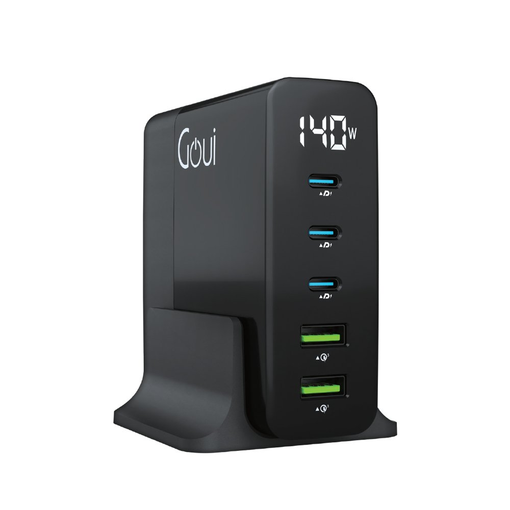 Goui - Gan 140W 5 Ports Desktop Charger