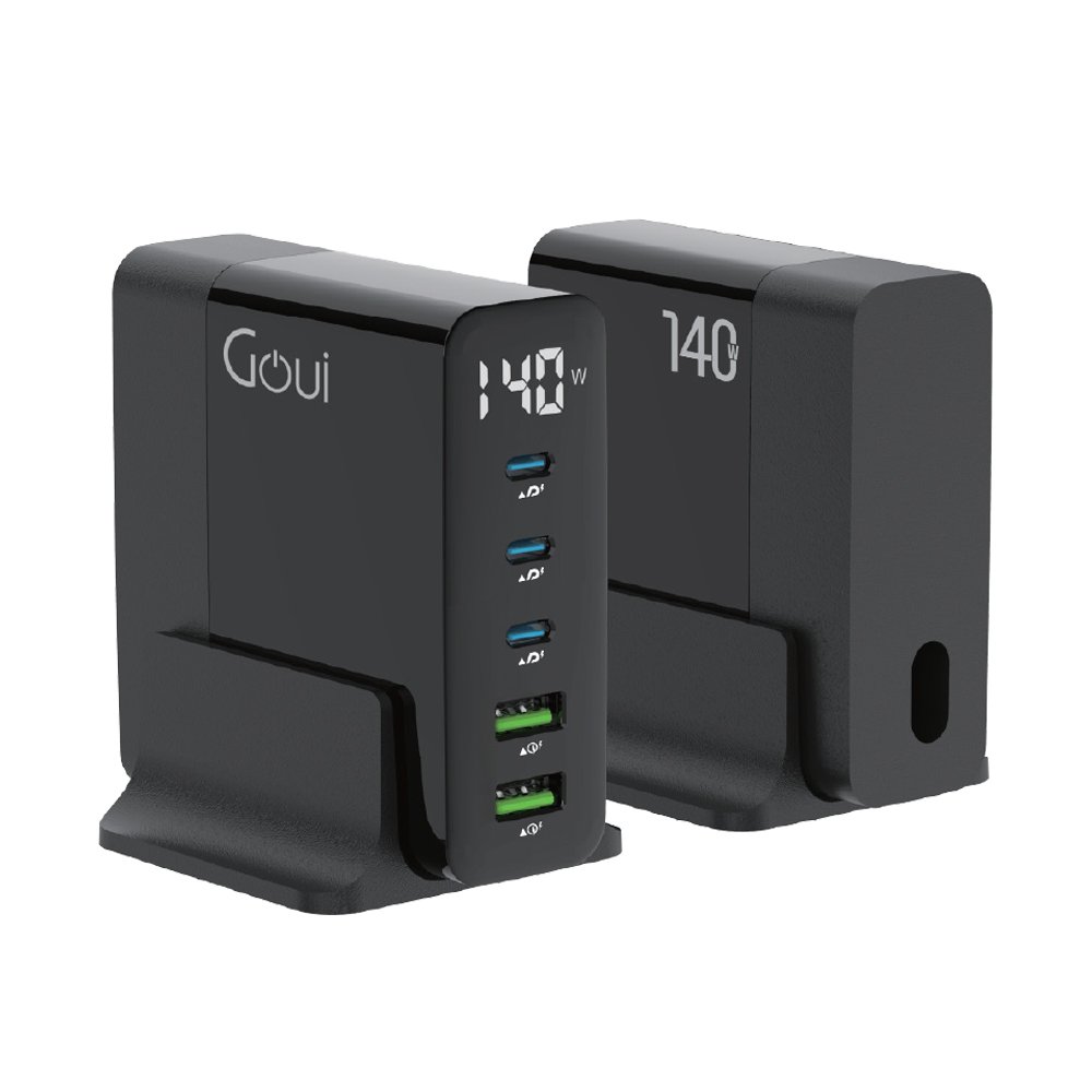 Goui - Gan 140W 5 Ports Desktop Charger