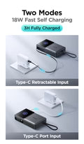 JOYROOM JR-PR1 Retractable Power Bank 10000 mAh