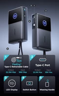 JOYROOM JR-PR1 Retractable Power Bank 10000 mAh