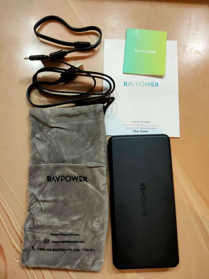 ravpower prime 10000 17w 2 port powerbank