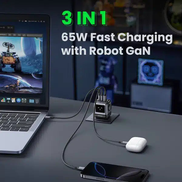 Rg robot 65 w ugreen charger