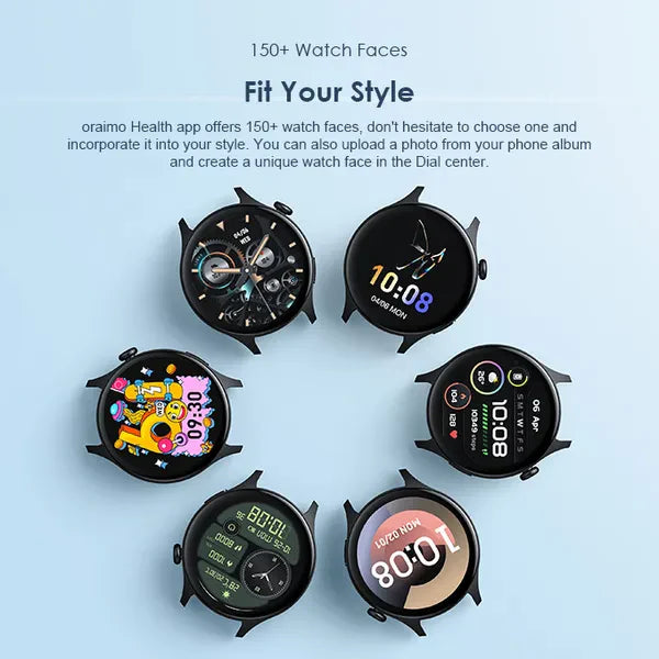 Oraimo, Smartwatch (OSW-42), 1.43" Screen with Bluetooth Calling Features
