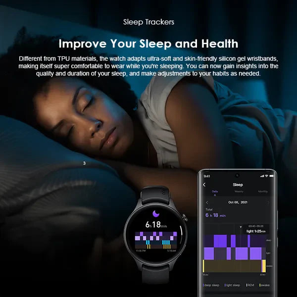 Oraimo, Smartwatch (OSW-42), 1.43" Screen with Bluetooth Calling Features